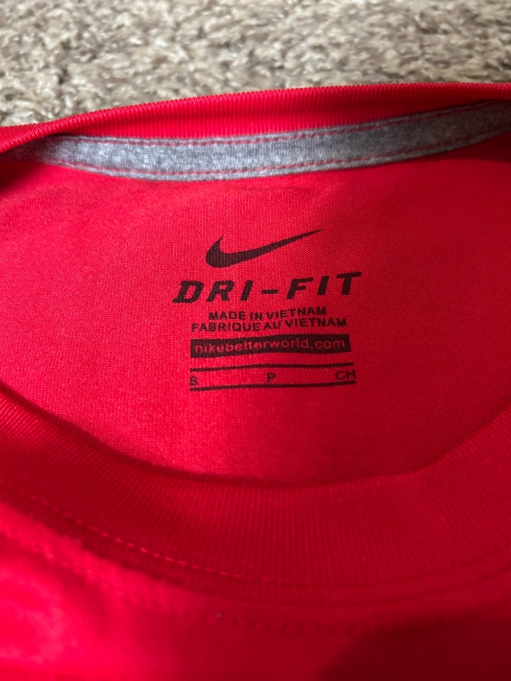 Nike Kansas City Chiefs Dri-FIT Tee. Worn 1x, excellent condition. Adult small. - Picture 5 of 5